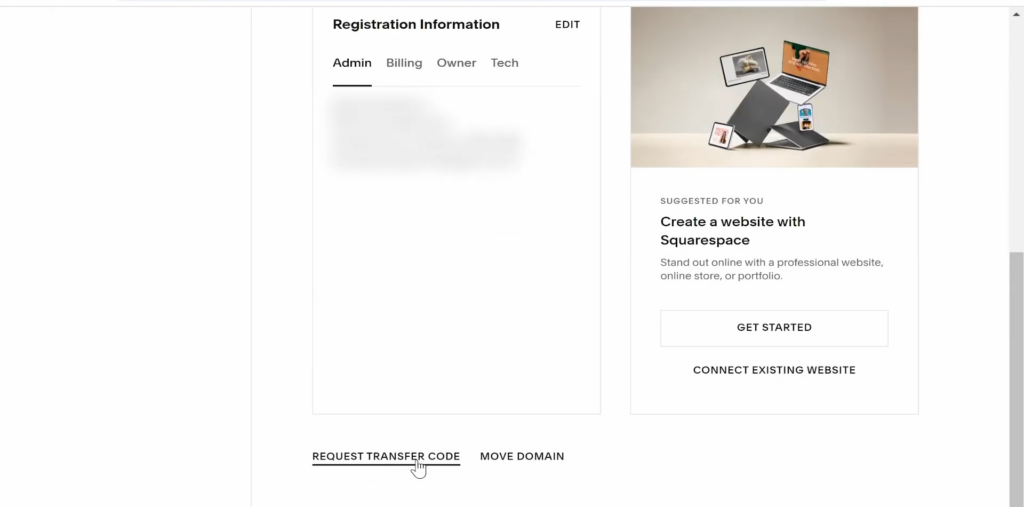 How To Transfer Squarespace Domain To Hostinger (Step By Step) 2-5 screenshot